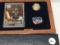 50th Anniversary Comm. 1997W Proof Gold Jackie Robinson Card & Coin Set W/COA