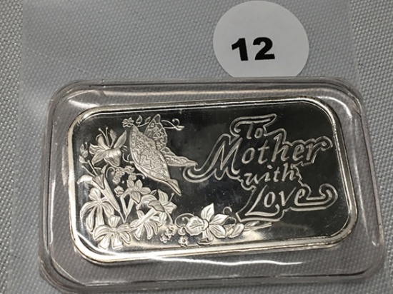 1999 Mothers 1 oz. Silver Bar