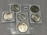 6x$ 1922 Peace Dollars