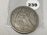 1846 Seated Liberty Dollar