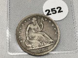 1877 Seated Half