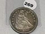 1860-O Seated Liberty Dollar