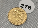 1884 $5 Liberty Gold