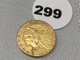 1914 $2 1/2 Indian Gold