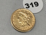 1895 Liberty $5 Gold