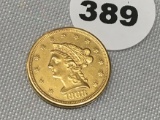 1868 $2 1/2 Gold