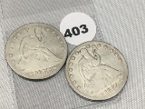 1854-O, 55-O Seated Half Dollar