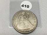 1864 Seated Liberty Dollar