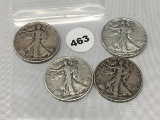 1940, 40-S, 41, 41-D Walking Liberty Half Dollars