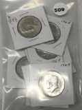 Lot of 10 1964 Kennedy Half Dollars