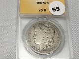 1889-CC Morgan Dollar, ANACS VG-8