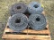 Lot of (4) Rolls Used Barbed Wire