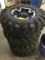 (4) XP 1000 Polaris Ranger Tires and Rims, Good