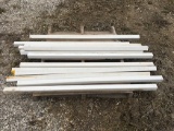 Lot of 13, 5 ft Vinyl Railing Posts