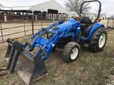 2001 New Holland TC45D MFWD Compact Utility Tractor