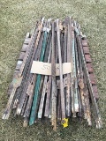 Lot of (50) 6 ft Steel Posts