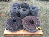 Lot of (13) Rolls Used Barbed Wire