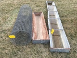 Roll of Wire & 2 Trough