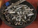 Nice Assortment of 3/8 in Drive Sockets, Etc