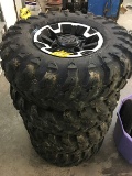 (4) XP 1000 Polaris Ranger Tires and Rims, Good