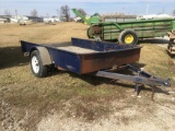 2003 H&H 6 ft 4 in x10 ft Single Axle Trailer