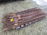 Lot of 50 6 ft. Steel Posts