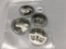 Lot of (4) 1984-S $1 Olympic Coins (90% Silver)