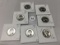 Lot of (7) Unc. 1964-D Washington Quarters