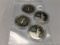 Lot of (4) 1986-S $1 Olympic Coins (90% Silver)