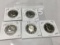 Lot of (5) 1969-S Kennedy Half Dollars (1) Proof Cameo