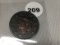1819 Large Cent, Rev. Corroded