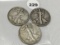 (2) 1939-D, 1939-S Walking Liberty Half Dollars