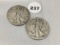 1840, 40-S Walking Liberty Half Dollars