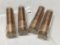 (4) Rolls 1964 Unc. Canadian Pennies