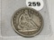 1869 Seated Half