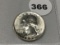 1956-D Unc. Washington Quarter