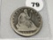 1850-0 Seated Half Dollar