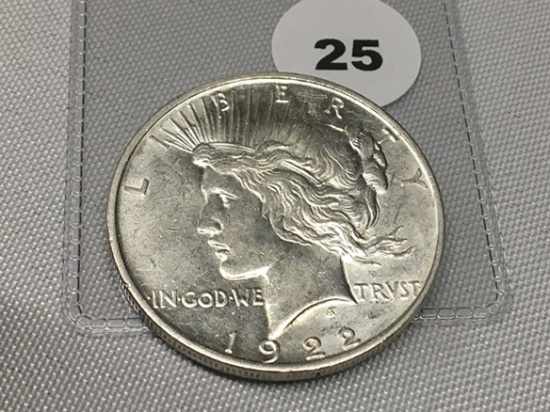 1922-D Peace Dollar