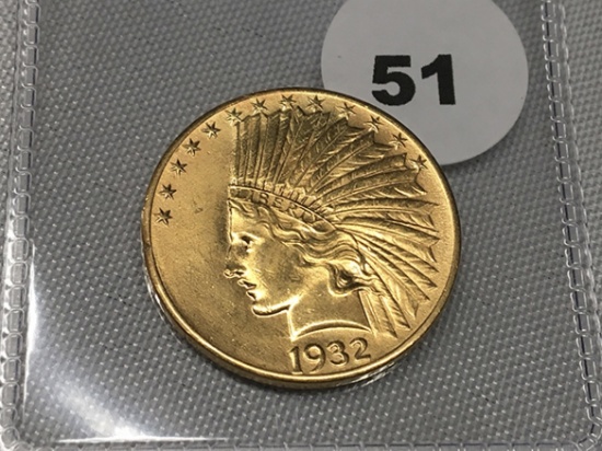 1932 $10 Indian Gold