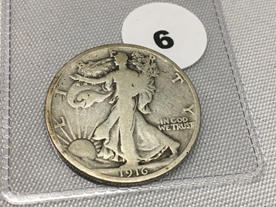 1916 Walking Liberty Dollar
