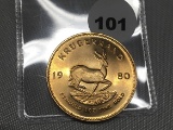 1980 1 oz. Gold Krugerrand