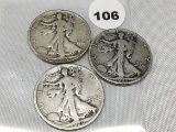 1920, 20-S, 20-D Walking Liberty Half Dollars
