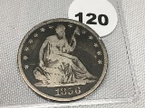 1856-0 Seated Half