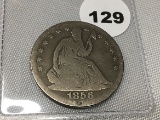 1856-S Seated Half