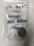 Lot of (7) Proof 1980's (Mix Date) Kennedy Half Dollar