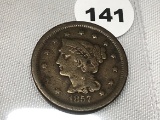 1857 Large Cent