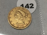 1906-S $5 Gold