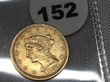1853 $2 1/2 Gold