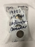 Lot of (20) Proof 1980's (Mix Date) Washington Quarters