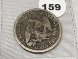 1858-0 Seated Half